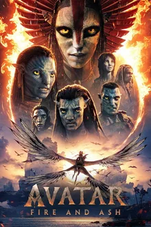 Poster artwork for Avatar: Fire and Ash, available on demand