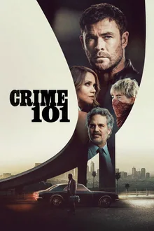 Poster artwork for the crime thriller Crime 101, available on demand