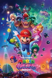 Poster artwork for The Super Mario Galaxy Movie, available on demand